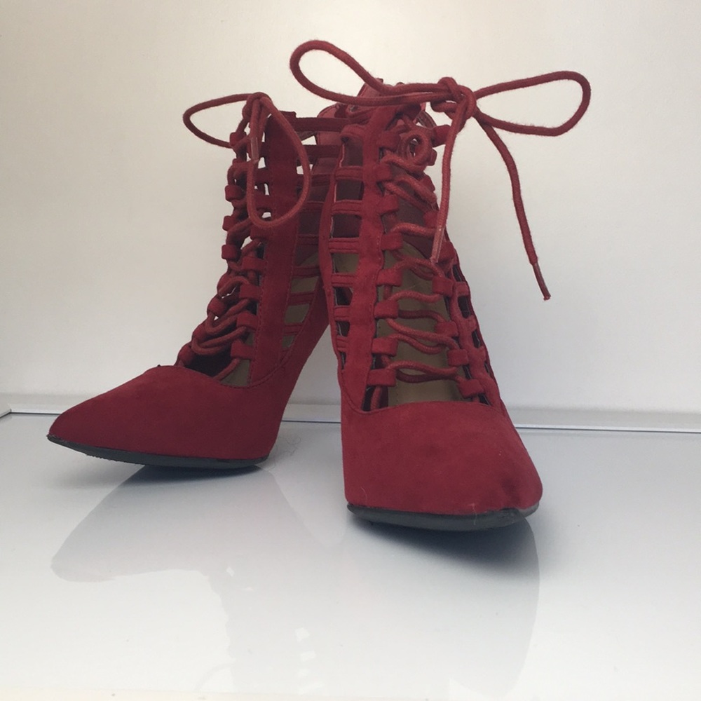 Red Stiletto Heels - Picture 1 of 3